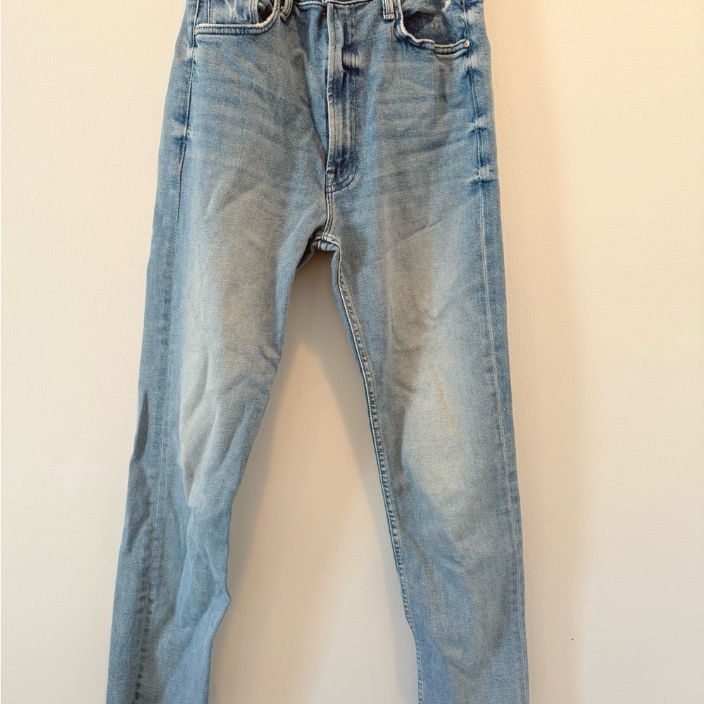 MOTHER Light Wash Skinny Jeans